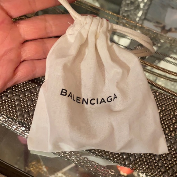 Balenciaga giant bracelet gold red leather - Picture 5 of 14